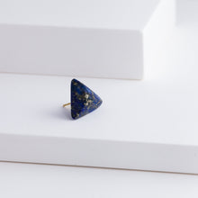 Load image into Gallery viewer, Rough stone lapis lazuli stud - Kolekto 
