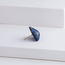 Load image into Gallery viewer, Rough stone lapis lazuli stud - Kolekto 
